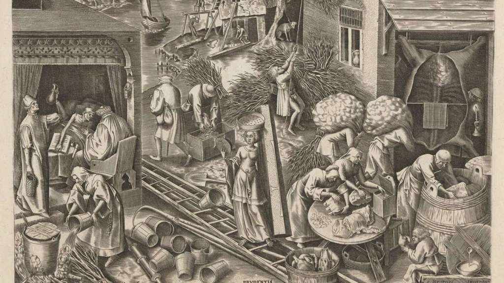 Prudentia - Roztropność. Bruegel Starszy