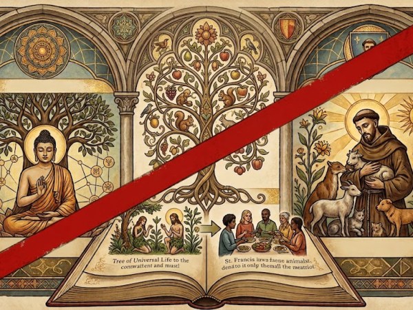 Nowy dokument zatwierdzony przez Leona XIV: Budda porównany do św. Franciszka, ewolucjonizm i swobodne wypowiedzi na temat wegetarianizmu. Krótko mówiąc, wszystko zgodnie z&nbsp;programem.